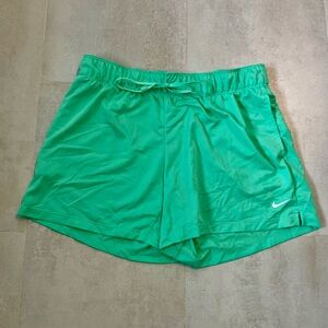 Nike Women's Vibrant Green Athletic Shorts